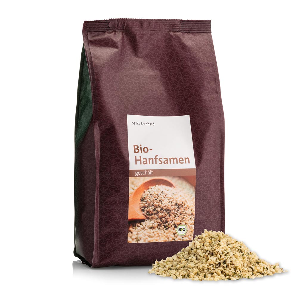 Hạt gai dầu hữu cơ đã tách vỏ Organic Hemp